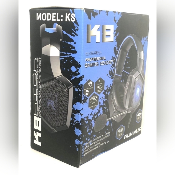 K3 Blue Gaming Headset - Picture 4 of 6